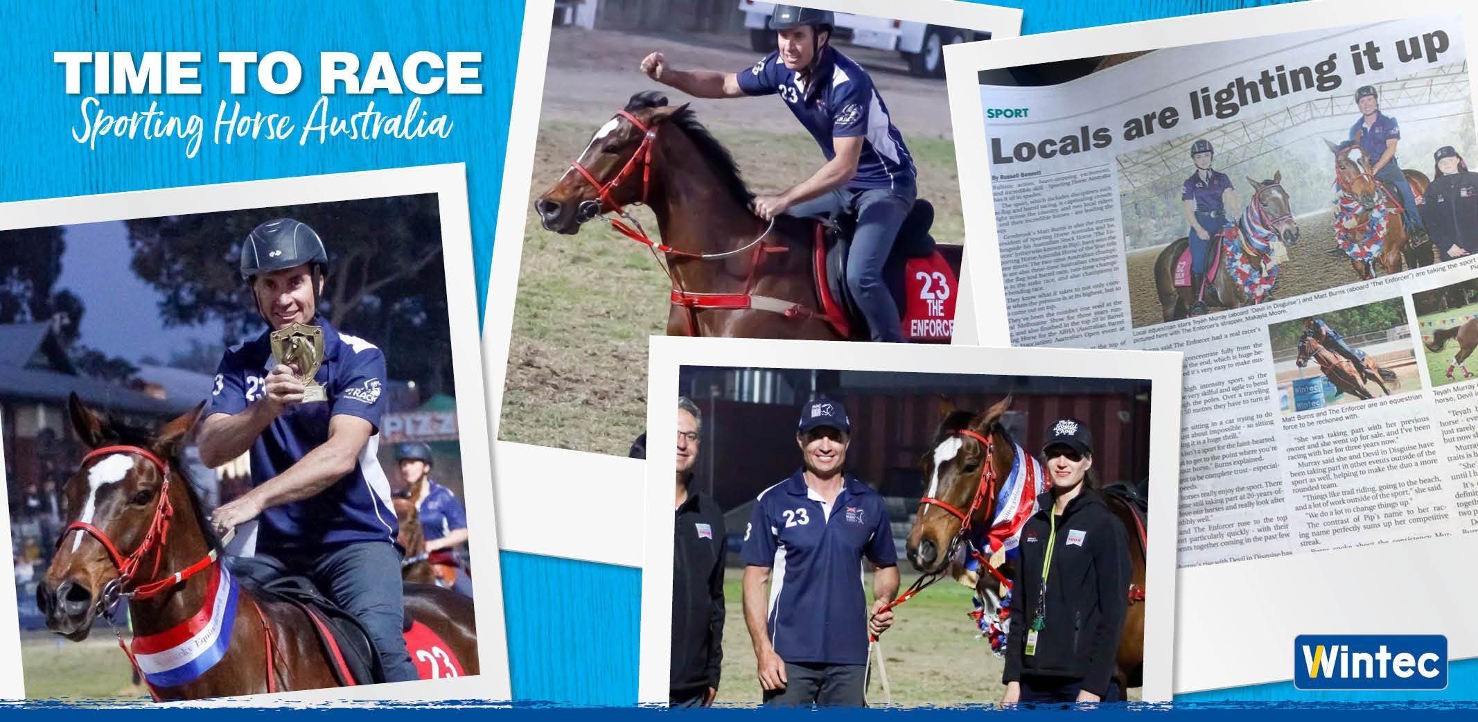 Barrel Racing to VICTORY in a... WintecLite All Purpose D'Lux!?!